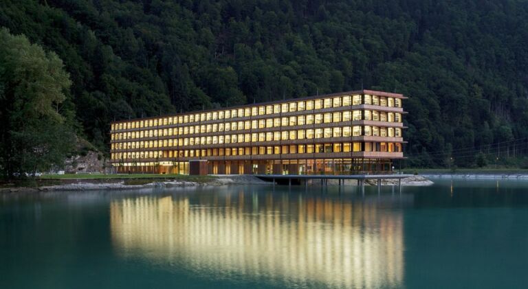 Gebäude der Illwerke in Vandans