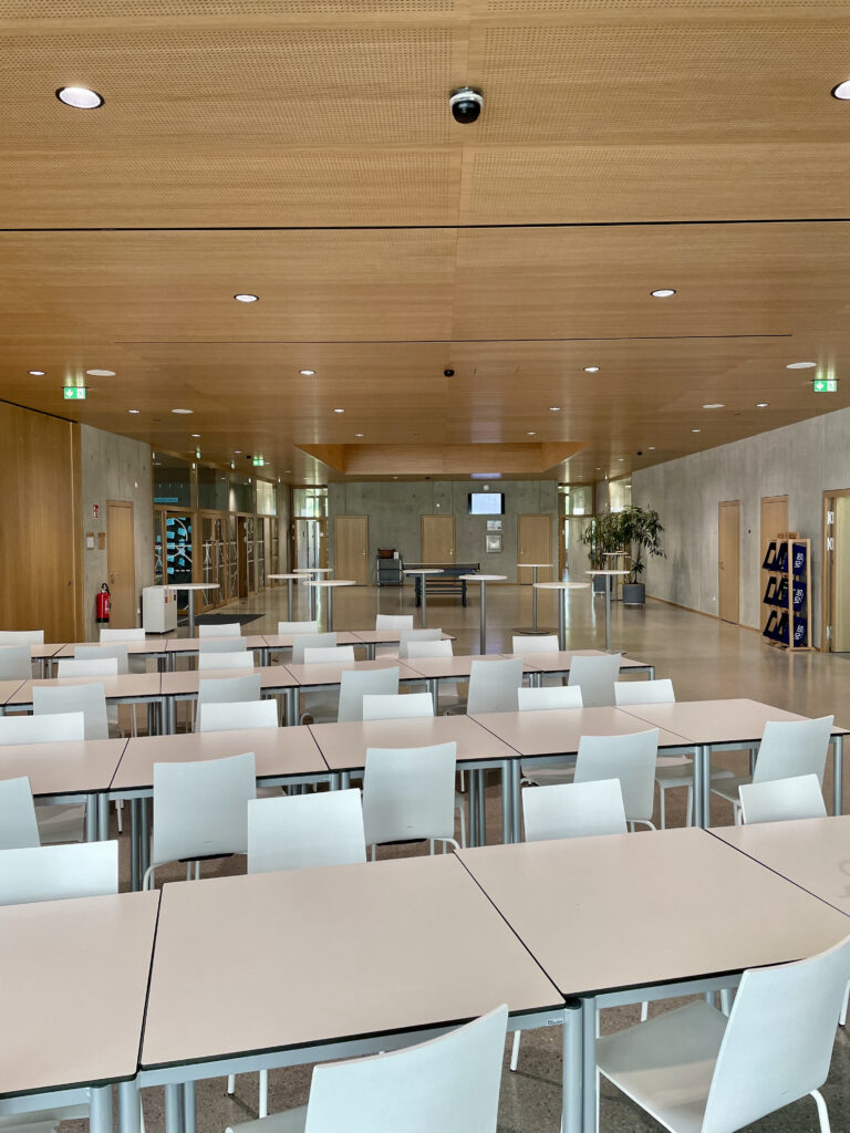 chancenreich Vorarlberg Dornbirn Schoren Sportgymnasium Schulkantine, Credit Christina Meusburger, Marke Vorarlberg