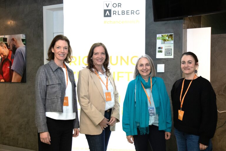 Christina Meusburger, Karin Klinger-Vogel, Birgit Walch und Julia Schwald-Marte.