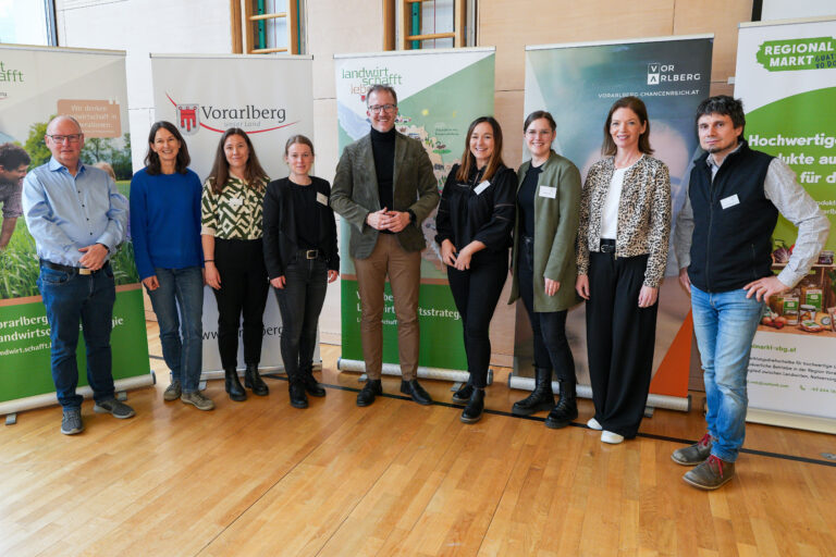 Nachmittag der Schulverpflegung, Land Vorarlberg, Landwirtschaft