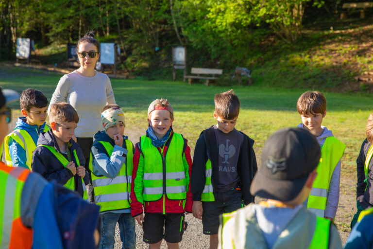 Lernen an der frischen Luft macht einfach Spaß.