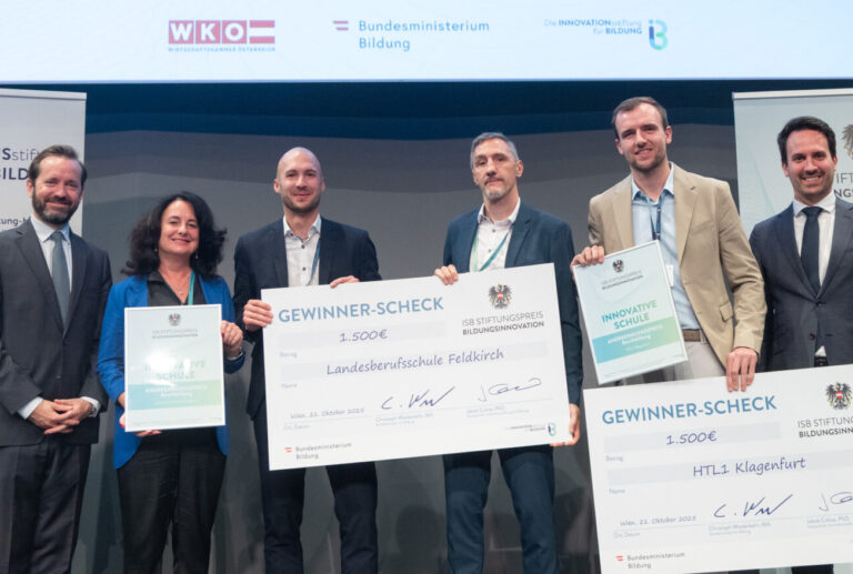 von links: Jakob Calice, Barbara Bergmeister-Keckeis, Felix Gruber, Raimund Divis, Christoph Wiederkehr